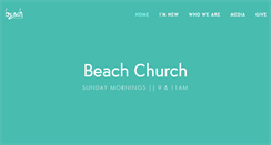 Desktop Screenshot of beachchurchjax.com