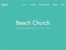 Tablet Screenshot of beachchurchjax.com